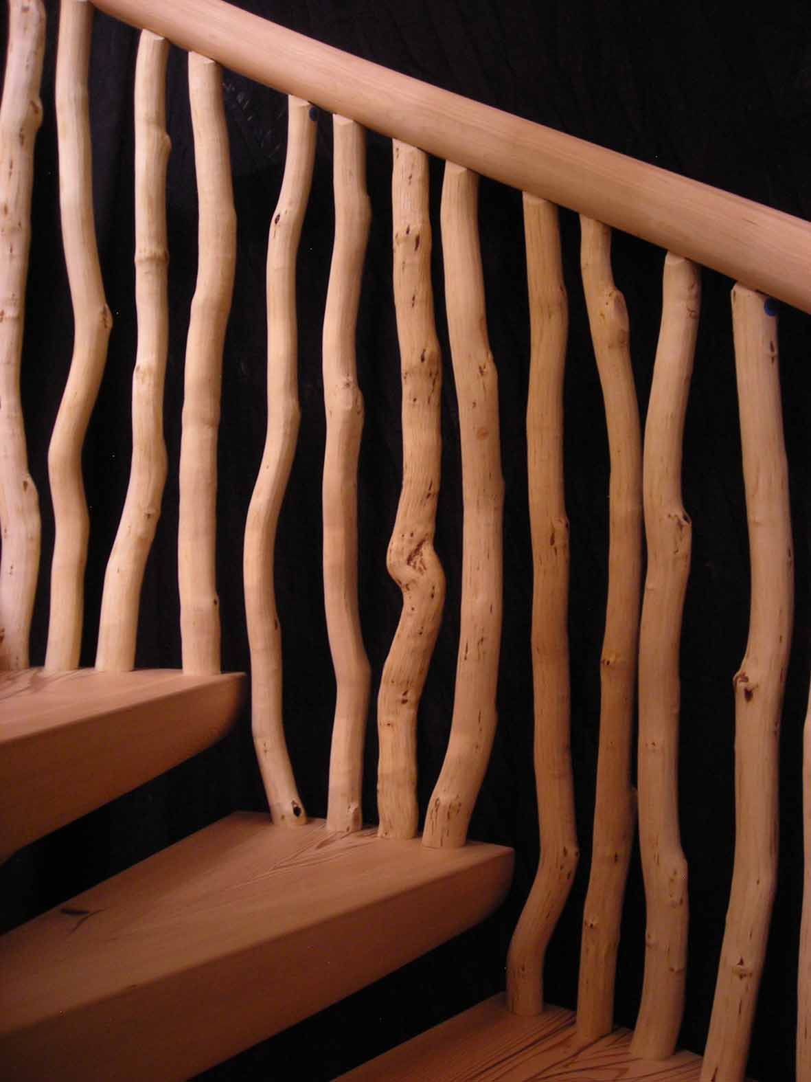 Custom Log Spiral Stairs